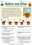 Before and after reading comprehension passages pdf
