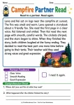 Free Summer Reading Fluency Passages PDF 1st Grade - Worksheet Image