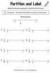 Partition and label fractions linear measurement models