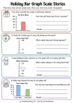 Holiday Bar Graph Scale Stories printable worksheet