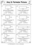 Grade 3 area or perimeter word problems worksheet with eight rectangle mini stories