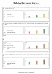 Holiday Bar Graph Stories printable worksheet