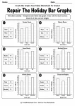 Repair The Holiday Bar Graphs printable worksheet
