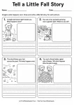 Tell a Little Fall Story printable worksheet