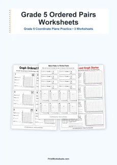 Data and Graphing Worksheet - Graphing Ordered Pairs from Rules Worksheets for Grade 5 | Free Printable