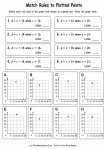 Match Rules to Plotted Points printable worksheet