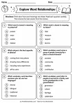 Hispanic Heritage Month synonym and antonym vocabulary worksheet for grades 3-5