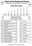Match Line Plot Questions And Answers printable worksheet