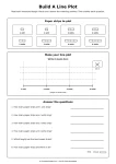Build A Line Plot printable worksheet
