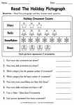 Read The Holiday Pictograph printable worksheet