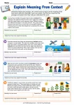 Explain Meaning From Context printable worksheet