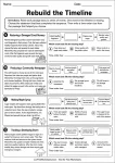 Rebuild the Timeline printable worksheet