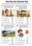 How Does the Character Feel printable worksheet