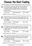Choose the Best Feeling printable worksheet