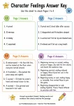 Character Feelings Answer Key answer key