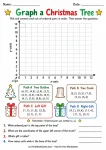 Graph a Christmas Tree printable worksheet