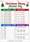 Christmas Money Answer Key answer key