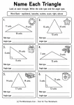 Name Each Triangle printable worksheet