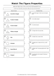 Match The Figure Properties printable worksheet