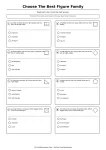 Choose The Best Figure Family printable worksheet