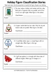 Holiday Figure Classification Stories printable worksheet