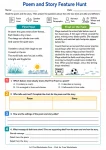 Poem and Story Feature Hunt printable worksheet