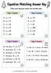 Equation Matching Answer Key answer key
