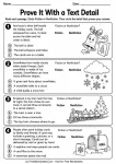 Prove It With a Text Detail printable worksheet