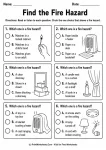Find the Fire Hazard printable worksheet