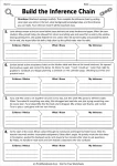 Build the Inference Chain printable worksheet