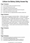 Lithium Ion Battery Safety Answer Key answer key