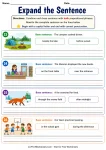 Expand the Sentence printable worksheet