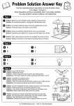 Problem Solution Answer Key answer key