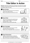 Title Editor in Action printable worksheet