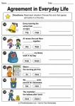 Agreement in Everyday Life printable worksheet