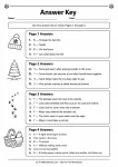 Answer Key answer key