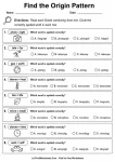Find the Origin Pattern printable worksheet