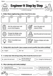 Engineer It Step by Step printable worksheet