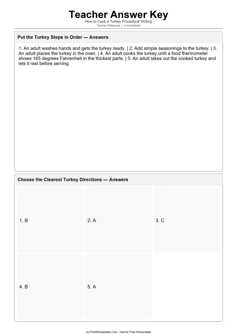 Teacher Answer Key Teacher Answer Key answer key