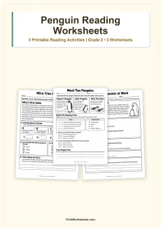 Reading Comprehension Worksheet - Penguin Reading Comprehension Worksheets – Free PDF | Free Printable