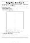 Design Your Own Rangoli printable worksheet