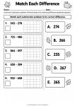 Match Each Difference printable worksheet