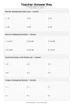 Teacher Answer Key answer key