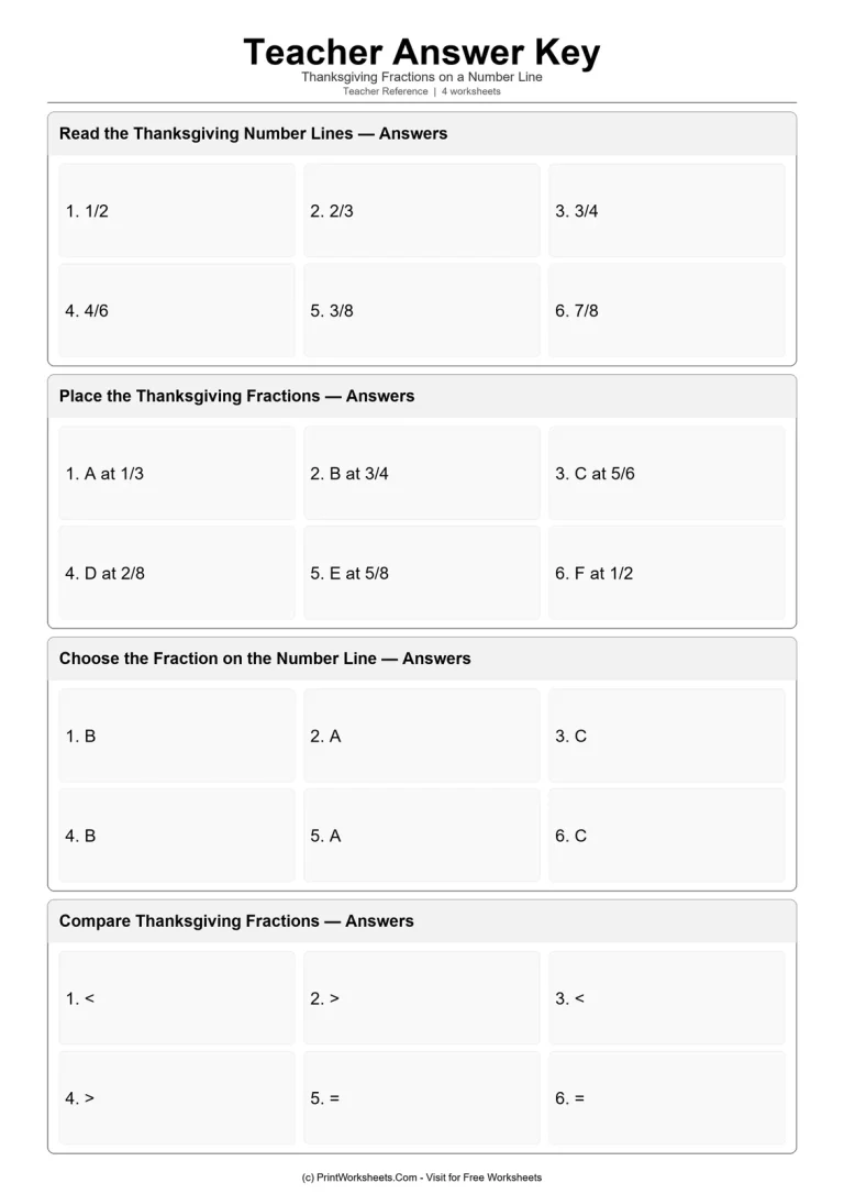 Teacher Answer Key answer key