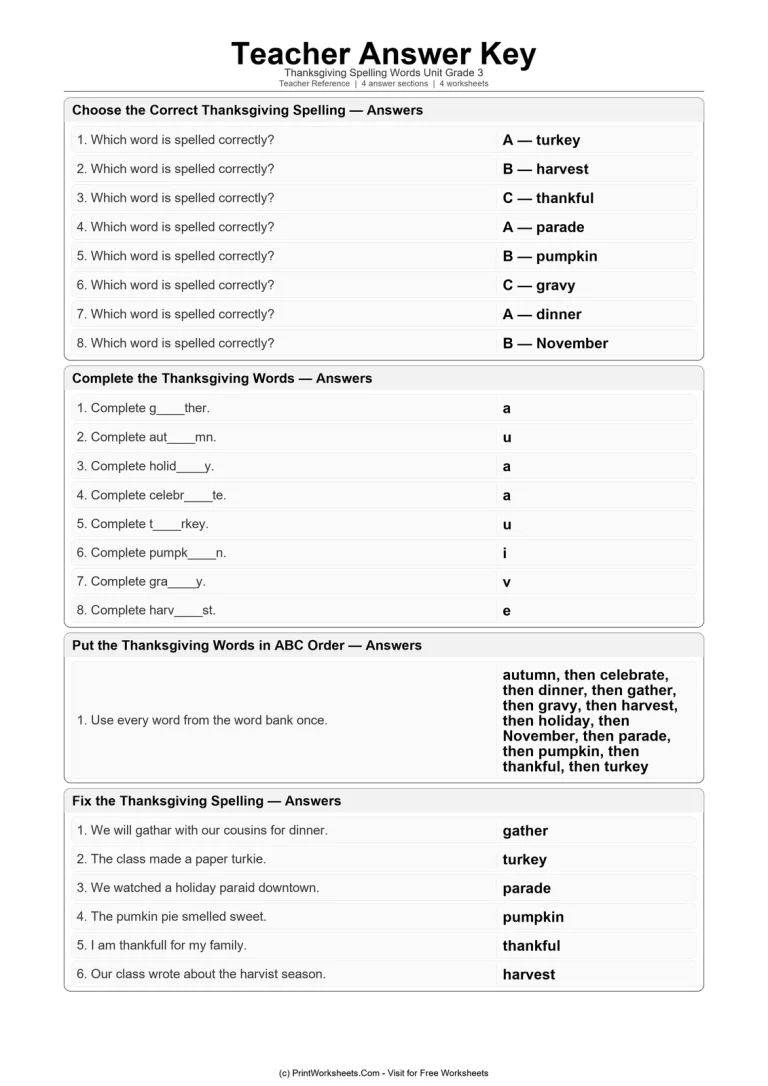 Teacher Answer Key Teacher Answer Key answer key
