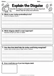 Explain the Disguise printable worksheet
