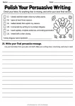 Polish Your Persuasive Writing printable worksheet