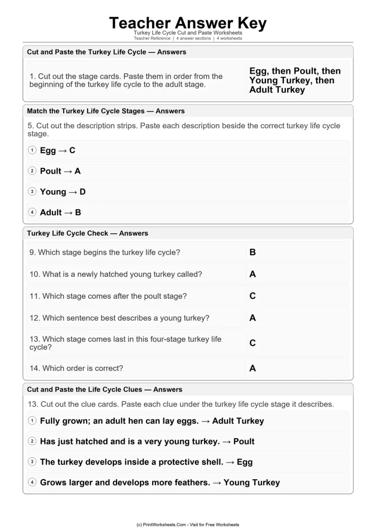 Teacher Answer Key Teacher Answer Key answer key
