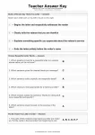 Teacher Answer Key - Grades 2-4 Veterans Day letter writing teacher answer key