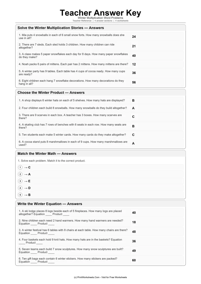 Teacher Answer Key Teacher Answer Key answer key